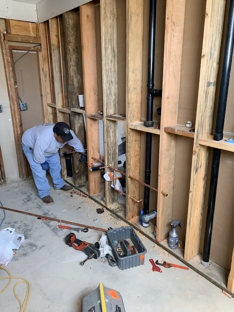 Commercial rough-in plumbing for Gas Line Repair in Boca Raton